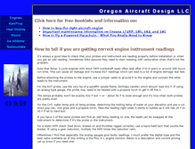 Tablet Screenshot of oregonaircraftdesign.com